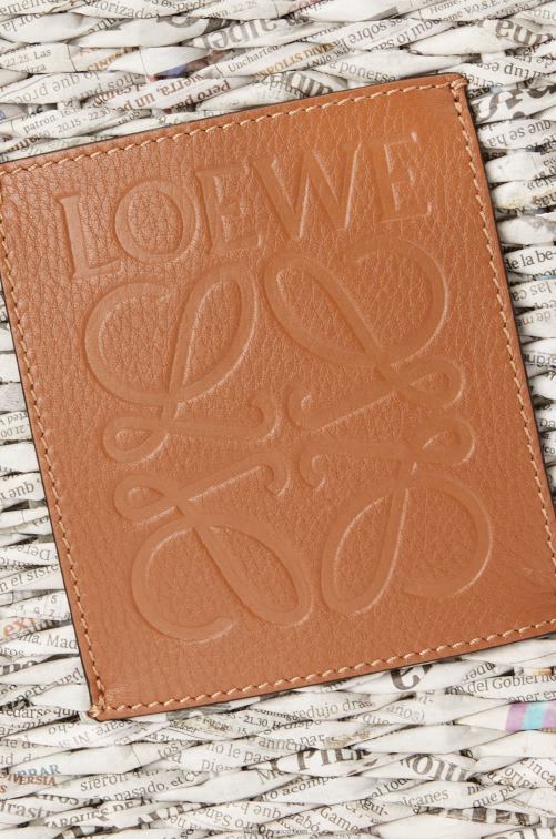 bronceado/multicolor Bolso pequeño estilo cesta cuadrada de papel y piel de becerro Loewe R8J8Z101 mujer