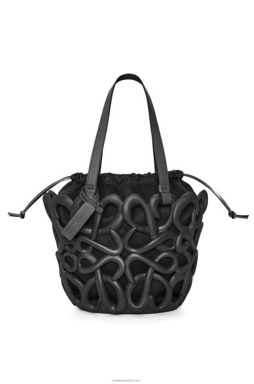 negro Cesta hinchable anagrama de gomaespuma ligera Loewe R8J8Z113 mujer