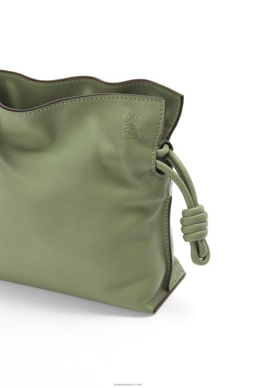 Romero bolso de mano mini flamenco de piel de becerro napa Loewe R8J8Z259 mujer