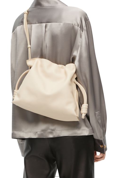 angora bolso de mano flamenco de piel de becerro napa Loewe R8J8Z355 mujer