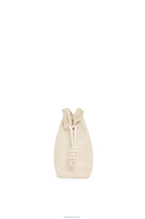 angora bolso de mano flamenco de piel de becerro napa Loewe R8J8Z355 mujer