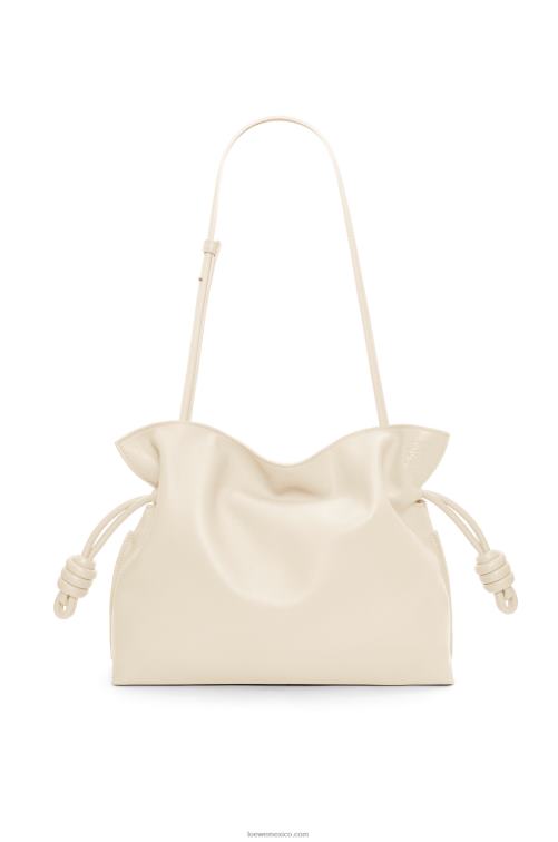 angora bolso de mano flamenco de piel de becerro napa Loewe R8J8Z355 mujer