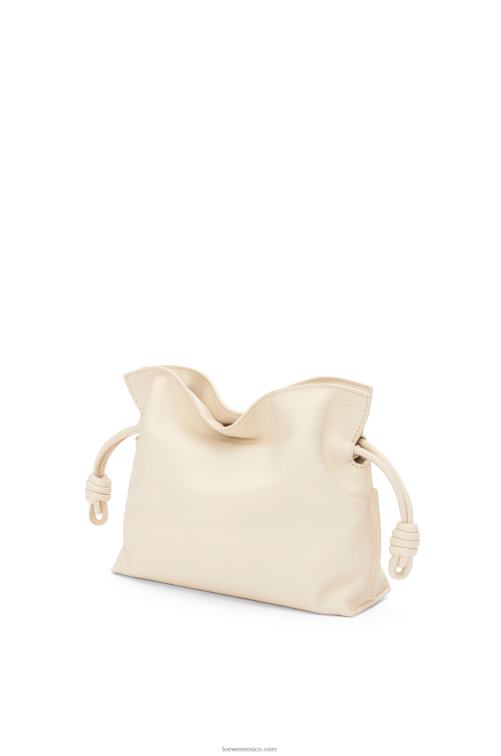 angora bolso de mano mini flamenco de piel de becerro napa Loewe R8J8Z331 mujer