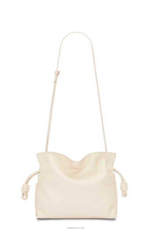 angora bolso de mano mini flamenco de piel de becerro napa Loewe R8J8Z331 mujer