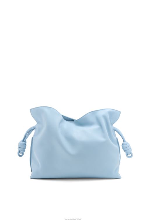 azul polvoriento Bolso de mano maruja mallo flamenca de piel de becerro napa Loewe R8J8Z361 mujer