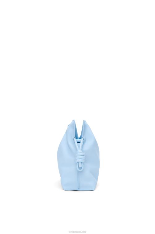 azul polvoriento bolso de mano flamenco de piel de becerro napa Loewe R8J8Z539 mujer