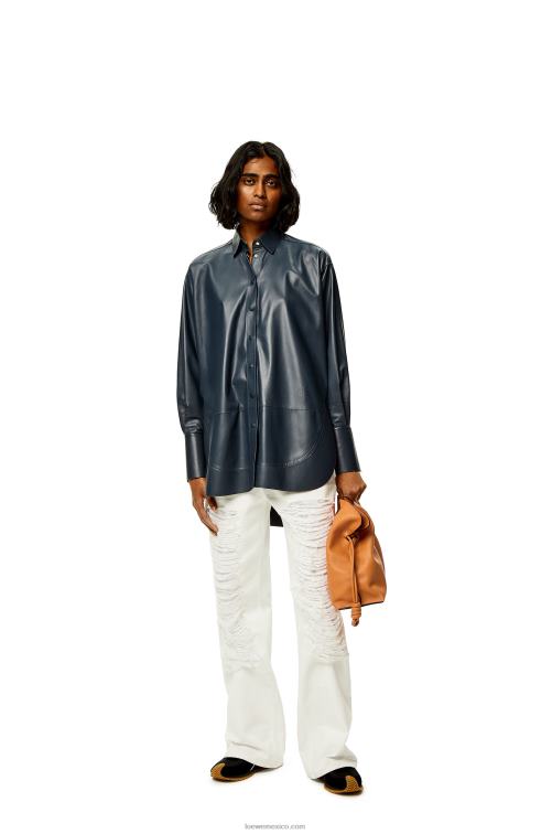 cálido desierto bolso de mano flamenco grande de piel de becerro napa Loewe R8J8Z425 mujer