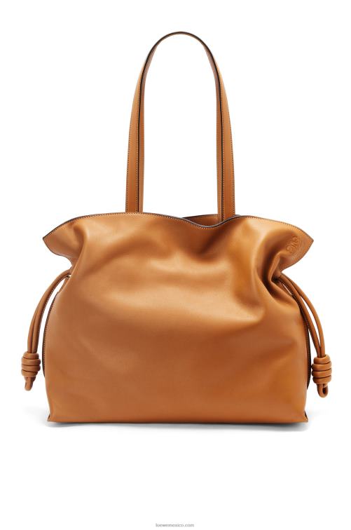 cálido desierto bolso de mano flamenco grande de piel de becerro napa Loewe R8J8Z425 mujer