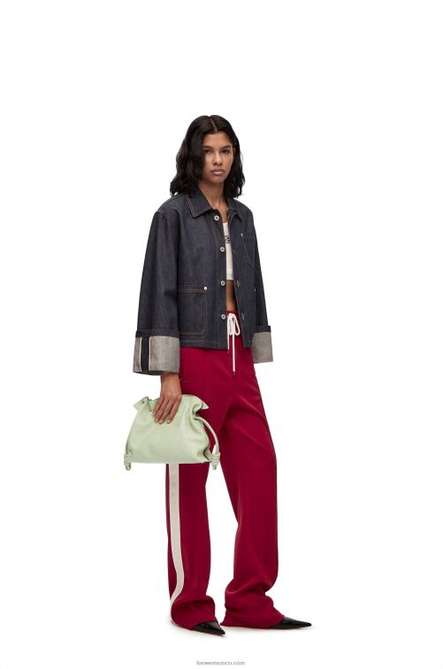 celadón claro bolso de mano flamenco de piel de becerro napa Loewe R8J8Z426 mujer