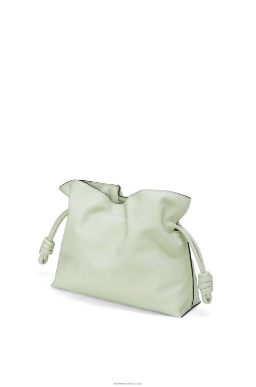 celadón claro bolso de mano flamenco de piel de becerro napa Loewe R8J8Z426 mujer