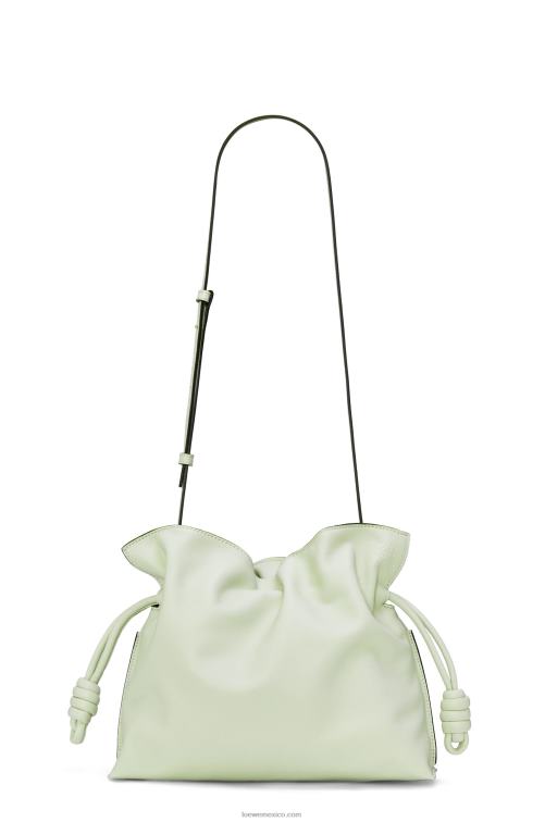celadón claro bolso de mano flamenco de piel de becerro napa Loewe R8J8Z426 mujer