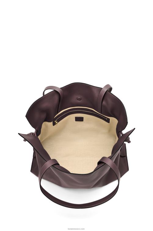 ciruela pasa Bolso flamenco xl en piel napa de ternera Loewe R8J8Z526 mujer