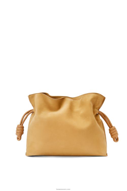 desierto clutch flamenco en nubuck Loewe R8J8Z528 mujer