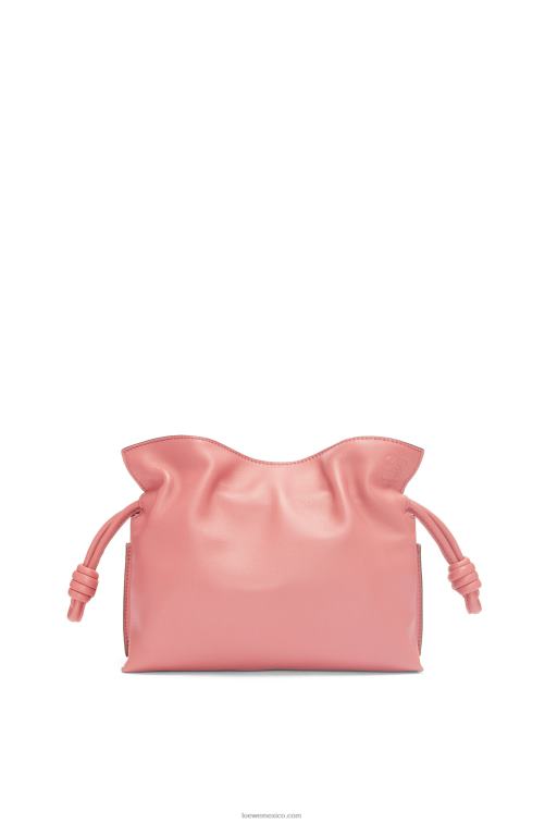 flor de durazno bolso de mano mini flamenco de piel de becerro napa Loewe R8J8Z267 mujer