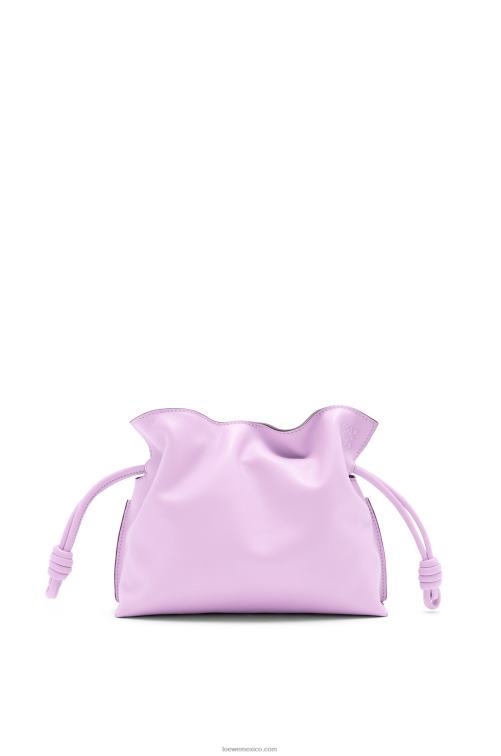 flor de orquidea bolso de mano mini flamenco de piel de becerro napa Loewe R8J8Z559 mujer