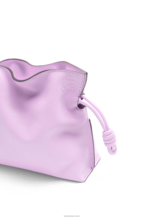 flor de orquidea bolso de mano mini flamenco de piel de becerro napa Loewe R8J8Z559 mujer