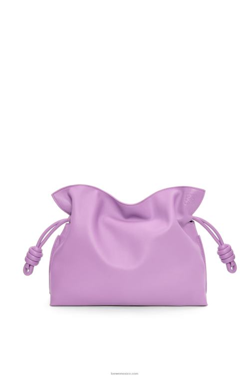 guimauve bolso de mano flamenco de piel de becerro napa Loewe R8J8Z357 mujer