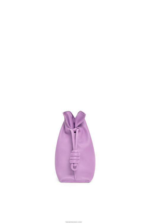 guimauve bolso de mano flamenco de piel de becerro napa Loewe R8J8Z357 mujer