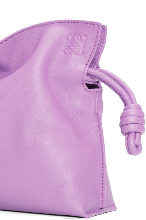 guimauve bolso de mano mini flamenco de piel de becerro napa Loewe R8J8Z321 mujer