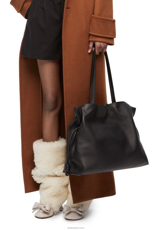 negro Bolso flamenco xl en piel napa de ternera Loewe R8J8Z410 mujer