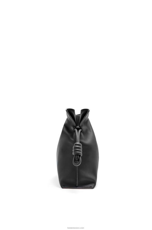 negro bolso de mano flamenco de piel de becerro napa Loewe R8J8Z362 mujer