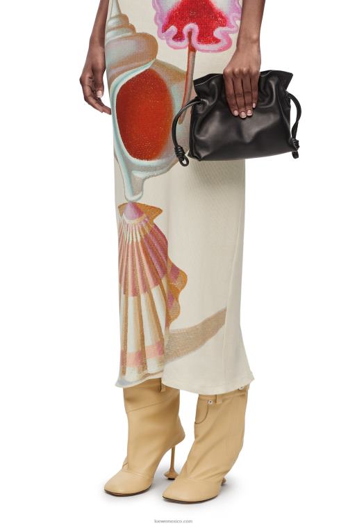 negro bolso de mano mini flamenco de piel de becerro napa Loewe R8J8Z206 mujer