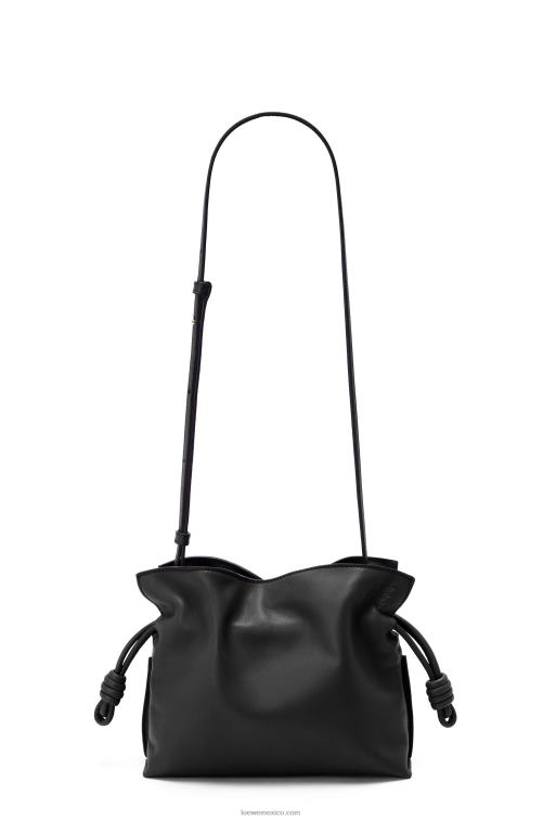 negro bolso de mano mini flamenco de piel de becerro napa Loewe R8J8Z206 mujer