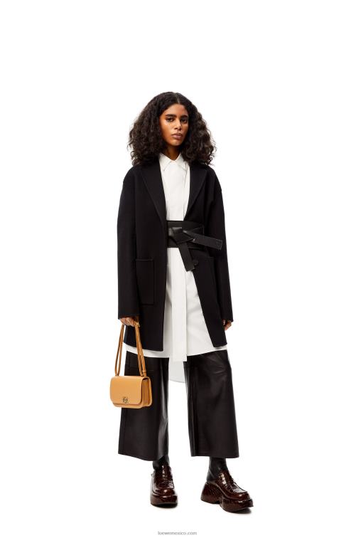 cálido desierto bolso goya pequeño en piel de becerro de seda Loewe R8J8Z305 mujer