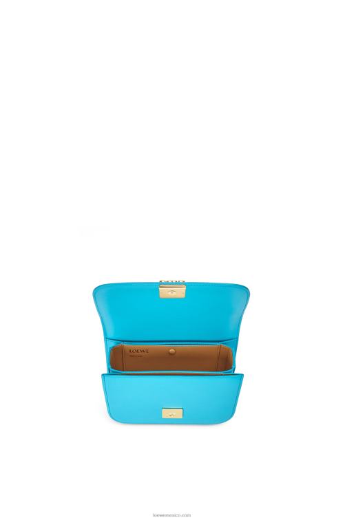 cian bolso goya pequeño en piel de becerro de seda Loewe R8J8Z309 mujer