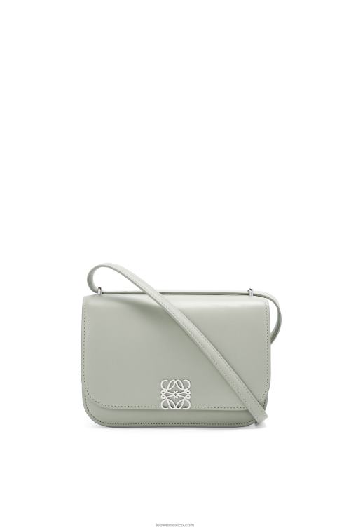gris ceniza bolso goya en piel de becerro de seda Loewe R8J8Z507 mujer