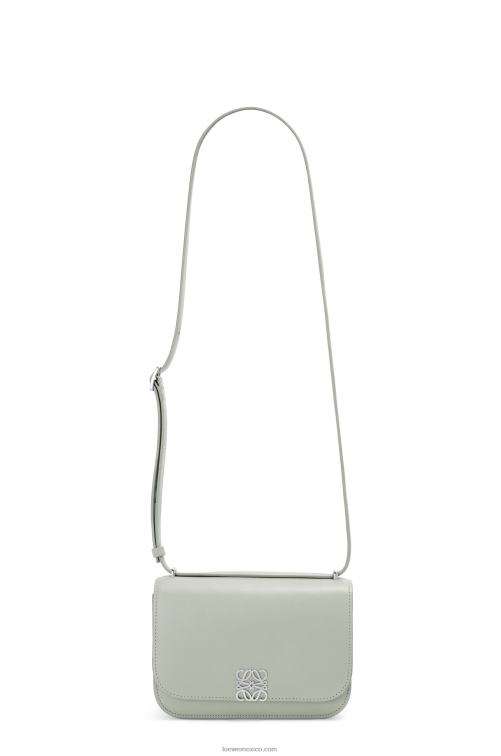 gris ceniza bolso goya en piel de becerro de seda Loewe R8J8Z507 mujer