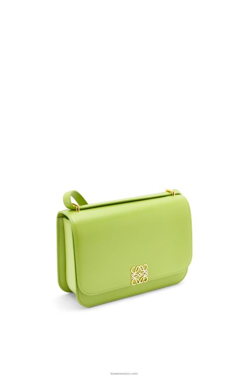 judías verdes bolso goya en piel de becerro de seda Loewe R8J8Z509 mujer