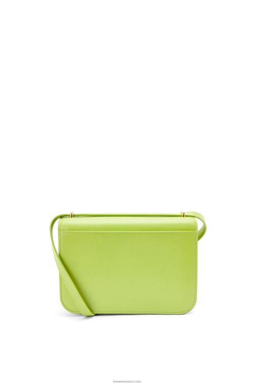 judías verdes bolso goya en piel de becerro de seda Loewe R8J8Z509 mujer