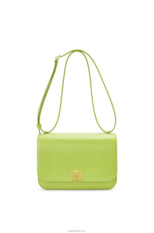judías verdes bolso goya en piel de becerro de seda Loewe R8J8Z509 mujer