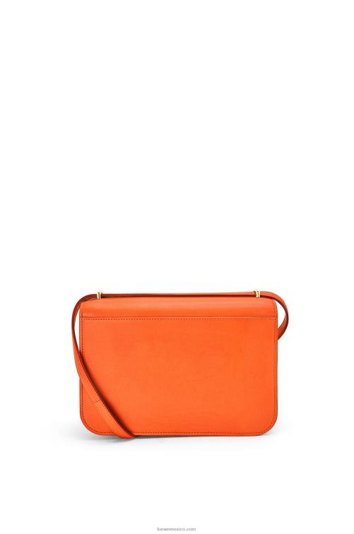 naranja bolso goya en piel de becerro de seda Loewe R8J8Z494 mujer