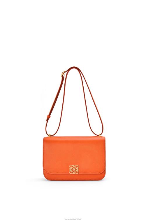 naranja bolso goya en piel de becerro de seda Loewe R8J8Z494 mujer