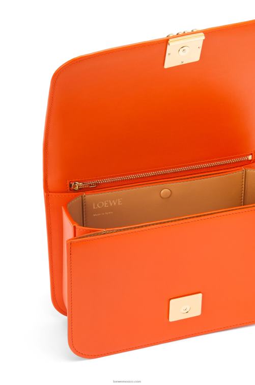 naranja bolso goya en piel de becerro de seda Loewe R8J8Z494 mujer