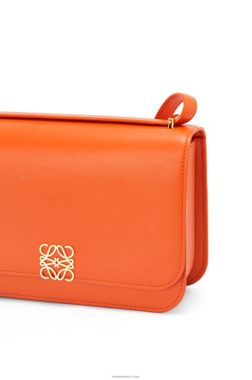 naranja bolso goya en piel de becerro de seda Loewe R8J8Z494 mujer