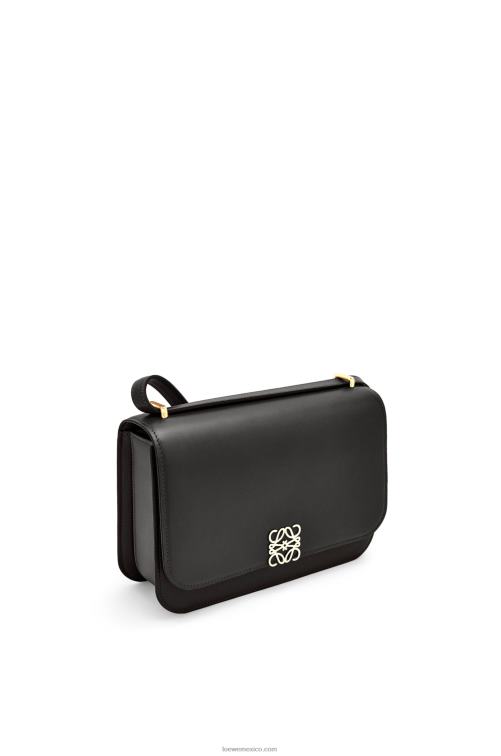 negro bolso goya en piel de becerro de seda Loewe R8J8Z306 mujer