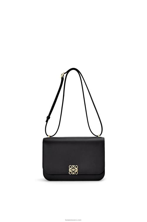 negro bolso goya en piel de becerro de seda Loewe R8J8Z306 mujer