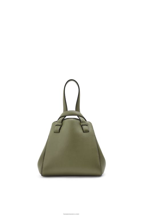 aguacate verde bolso hammock nugget de napa de becerro Loewe R8J8Z519 mujer