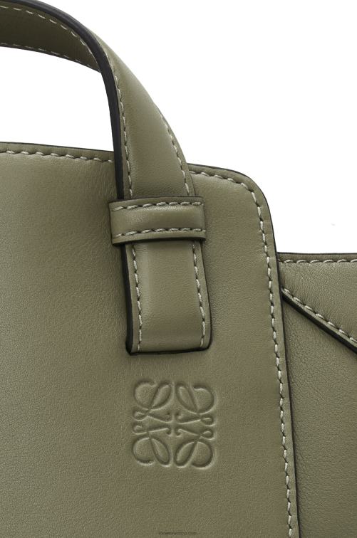 aguacate verde bolso hammock nugget de napa de becerro Loewe R8J8Z519 mujer