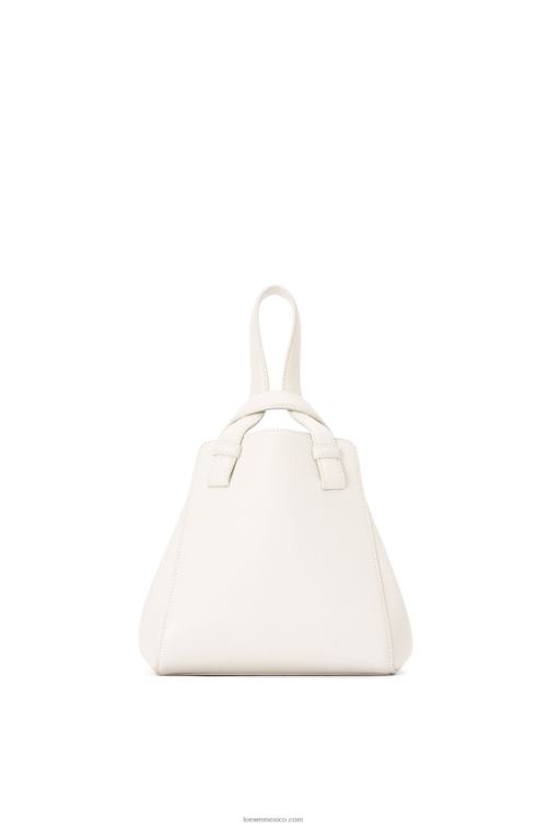 blanco suave bolso hammock nugget de napa de becerro Loewe R8J8Z499 mujer