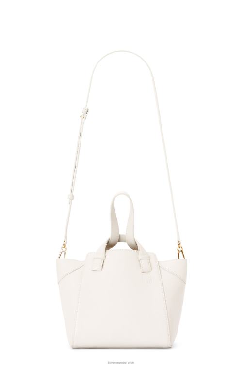 blanco suave bolso hammock nugget de napa de becerro Loewe R8J8Z499 mujer