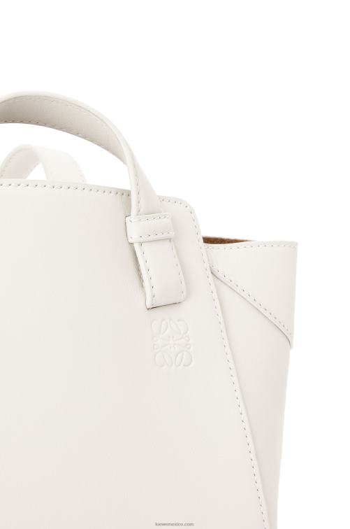 blanco suave bolso hammock nugget de napa de becerro Loewe R8J8Z499 mujer