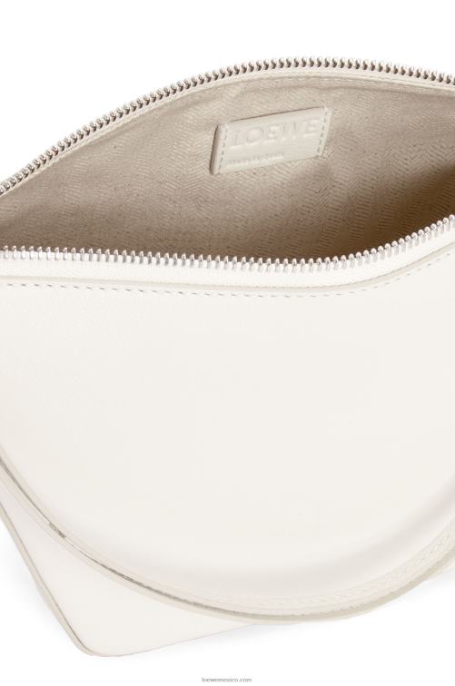 blanco suave bolso hobo mini hammock de piel de becerro clásica Loewe R8J8Z324 mujer