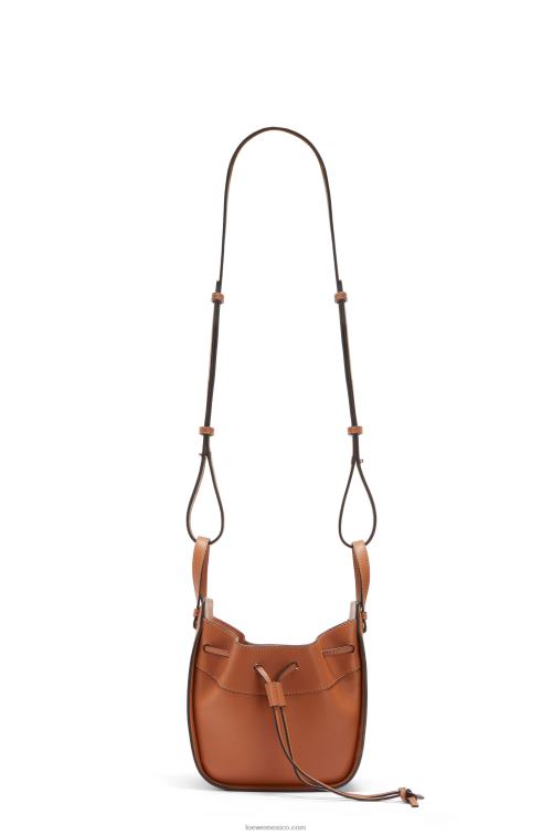 broncearse mini hamaca con cordón en piel de becerro clásica Loewe R8J8Z242 mujer
