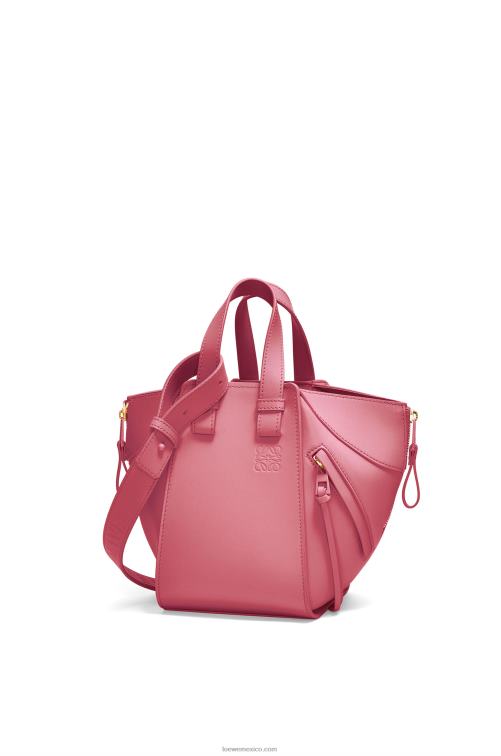 ciruela Bolso compacto hamaca de piel de becerro satinada Loewe R8J8Z488 mujer