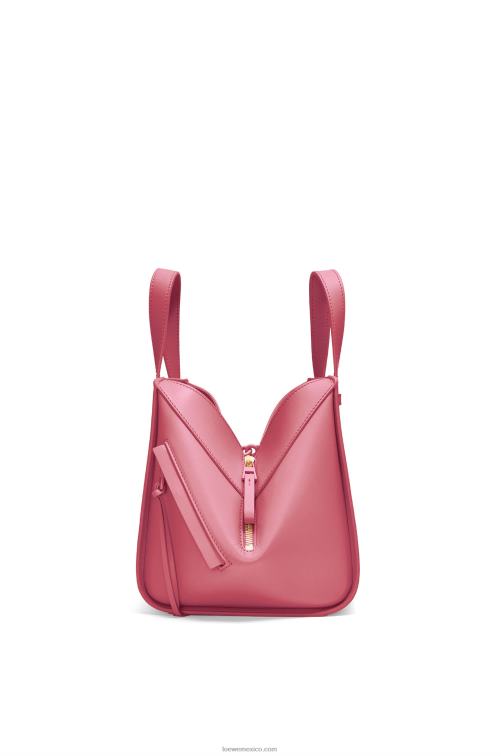 ciruela Bolso compacto hamaca de piel de becerro satinada Loewe R8J8Z488 mujer