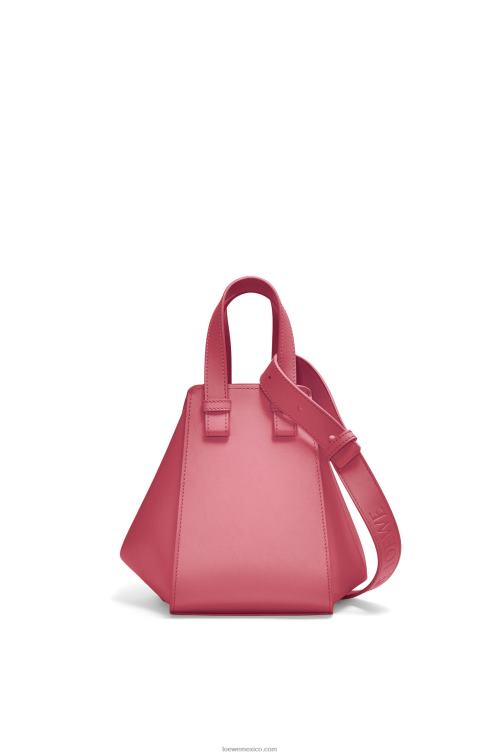 ciruela Bolso compacto hamaca de piel de becerro satinada Loewe R8J8Z488 mujer
